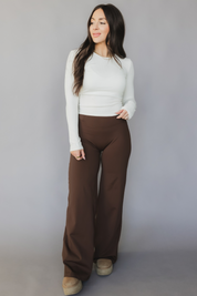 Ribbed Long Sleeve *Ruched