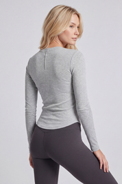 Core Ribbed Long Sleeve