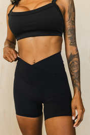 Nearly Nude Shorts *Wrap Waist