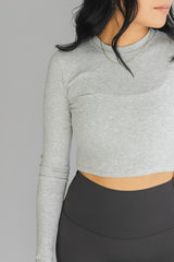 Ribbed Crew *Cropped