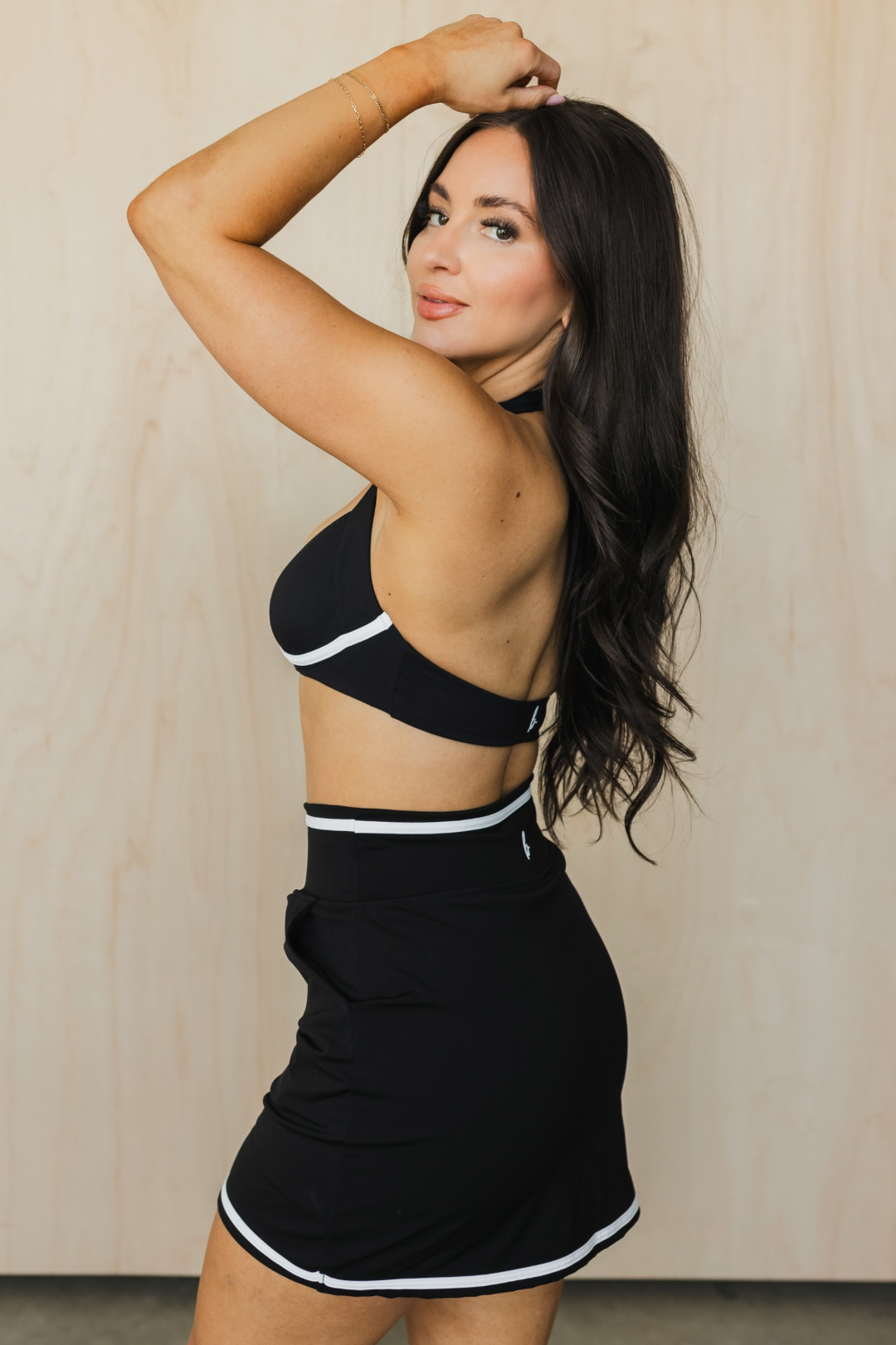 Lined Up Halter Bra