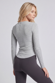 Modal Henley Long Sleeve