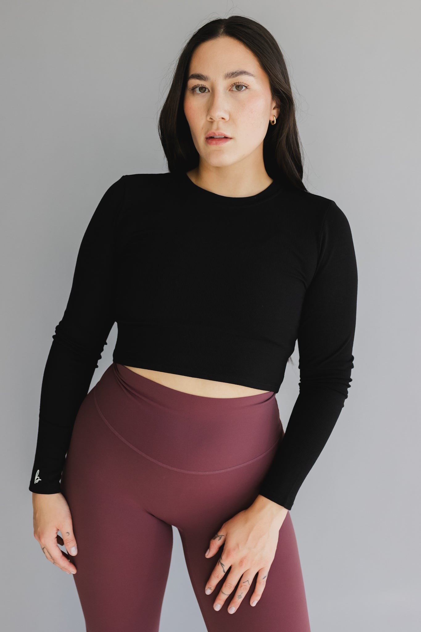 Ribbed Crew *Cropped