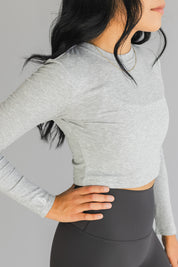 Ribbed Crew *Cropped