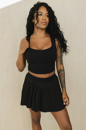 Micro Pleated Skirt
