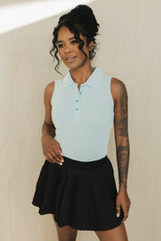 Sleeveless Polo Shirt